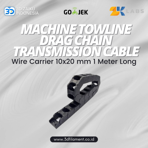 Machine Towline Drag Chain Transmission Cable Wire Carrier 10x20 mm 1 Meter Long for 3D Printer CNC Router